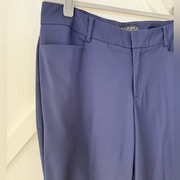 Eloquii Navy Kady Fit Double-Weave Ankle Pant Size 14 Petite - Picture 4 of 13